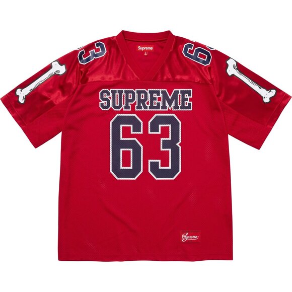 Supreme Bones Football Jersey Red XXL - Brand New in Bag - Picture 1 of 3